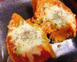 かぼちゃミートチーズ焼き作り方5写真