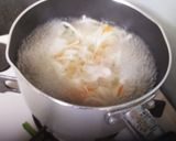 野菜&即席ワカメらーめん&初、花小鳥添え作り方2写真