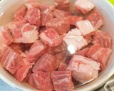 簡単 韓国料理！朴さんの里芋 牛肉スープ作り方4写真