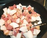 簡単 韓国料理！朴さんの里芋 牛肉スープ作り方8写真