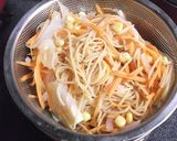 人参とコーンのスパゲッティサラダ作り方5写真