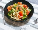 レモスコで作る♡トマトと水菜の冷製パスタ作り方4写真