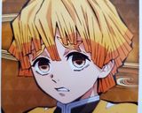 鬼滅の刃善逸　キャラ弁　オブラートアート作り方1写真