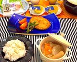うどんだし汁で 大根煮物 お弁当に作り方4写真