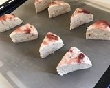 ☆HM ストロベリーチーズスコーン☆作り方7写真