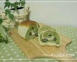 黒豆入り☆渦巻き抹茶食パン作り方10写真