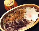 メロ西京漬け ミニおにぎりハロウィン弁当作り方1写真