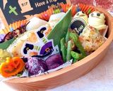 メロ西京漬け ミニおにぎりハロウィン弁当作り方13写真