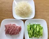 ハムときゅうりと糸寒天のシンプルサラダ作り方3写真