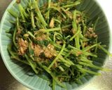 豆苗とツナの胡麻和え作り方4写真