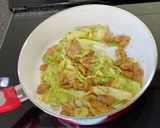 鶏肉キャベツのカレー炒め作り方4写真