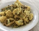 簡単カリフラワーとしめじのカレーマヨ炒め作り方4写真
