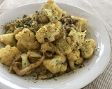 簡単カリフラワーとしめじのカレーマヨ炒め作り方4写真