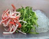 胡瓜・カニカマ・春雨のツルツル酢の物♪作り方3写真
