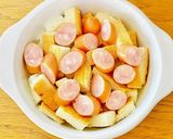 パンの耳で簡単！ピザトースト風チーズ焼き作り方3写真