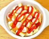 パンの耳で簡単！ピザトースト風チーズ焼き作り方4写真
