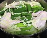 時短♡簡単♡生姜たっぷり手羽先豆腐野菜鍋作り方1写真