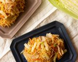 生姜と冬野菜のお酢でさっぱり焼ビーフン作り方8写真