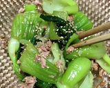 青梗菜とツナのポン酢和え作り方5写真