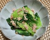 青梗菜とツナのポン酢和え作り方6写真