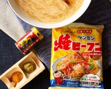 焼きビーフンで！鶏南蛮風年越し汁ビーフン作り方5写真