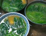ホウレン草たっぷり、どんぶりで茶碗蒸し作り方5写真