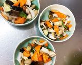 レンジ胸肉なすオイ酢ター炒め味青椒肉絲風作り方10写真