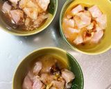 レンジ胸肉なすオイ酢ター炒め味青椒肉絲風作り方13写真