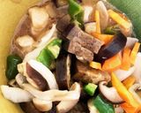 レンジ胸肉なすオイ酢ター炒め味青椒肉絲風作り方15写真