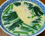 ホウレン草たっぷり、どんぶりで茶碗蒸し作り方7写真