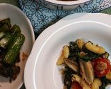 ほうれん草椎茸ツナホットマカロニサラダ作り方6写真