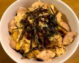 長ネギと鶏モモ肉で♡親子丼。作り方6写真