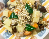 さっぱり和風あん&豚こまのせドーム蒸作り方19写真