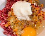ハンバーグ♡タルタルソースがけ作り方3写真