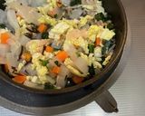 ひじきとほうれん草の鶏そぼろ　離乳食作り方3写真
