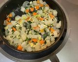 ひじきとほうれん草の鶏そぼろ　離乳食作り方4写真