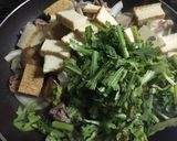 春菊を楽しむ、SUKIYAKI丼作り方4写真