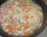 里芋とごぼうの豚ごはん　離乳食作り方4写真