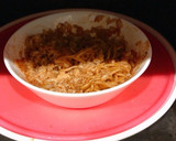 レンジで簡単3分！焼きそばで、そば飯弁当作り方4写真