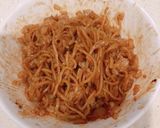 レンジで簡単3分！焼きそばで、そば飯弁当作り方5写真