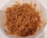 レンジで簡単3分！焼きそばで、そば飯弁当作り方5写真