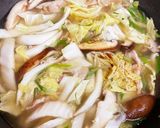 10分♪具沢山❤白菜と豚肉のスープ作り方5写真