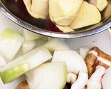甘辛♪さつま芋のトローリひき肉あんかけ作り方1写真