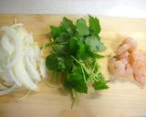小海老とみつ葉のかき揚げ　作り方1写真