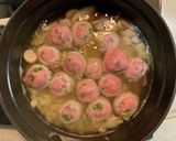 白菜とエリンギの肉団子スープ作り方4写真