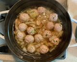 白菜とエリンギの肉団子スープ作り方5写真