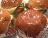 ハンバーガー弁当★ ハロウィンラッピング作り方3写真