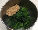 【幼児食１歳頃～】ほうれん草の納豆和え作り方2写真