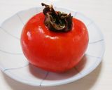 完熟柿のオープンサンド作り方1写真
