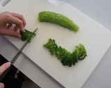 翡翠ゴーヤ☆作り方1写真